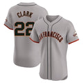 Ldoa SF.Giants #22 Will Clark Player Gray Home Limited Elite Stitched Jerseys
