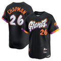 Ldoa SF.Giants #26 Matt Chapman Player Black 2025 City Connect Home Limited Stitched Jerseys