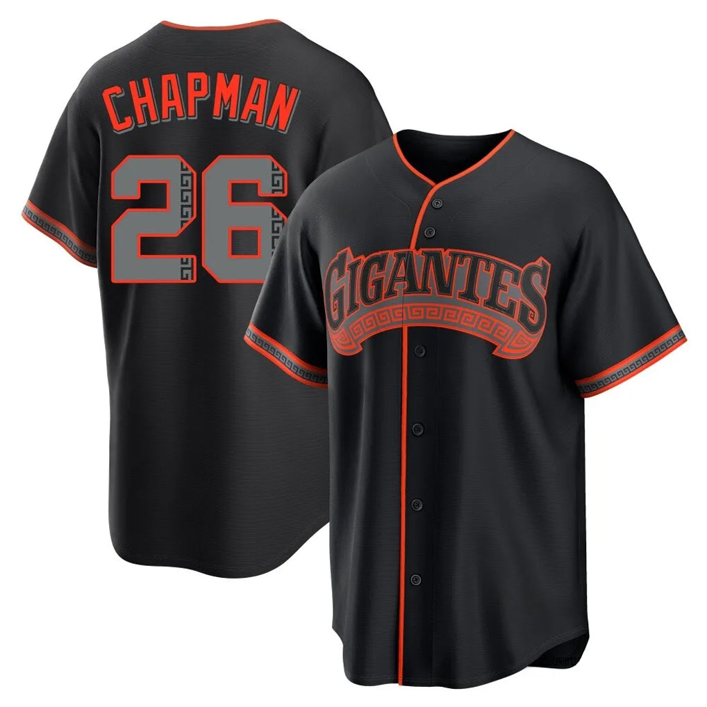 Ldoa SF.Giants #26 Matt Chapman Player Black Alternate Limited Stitched Jerseys