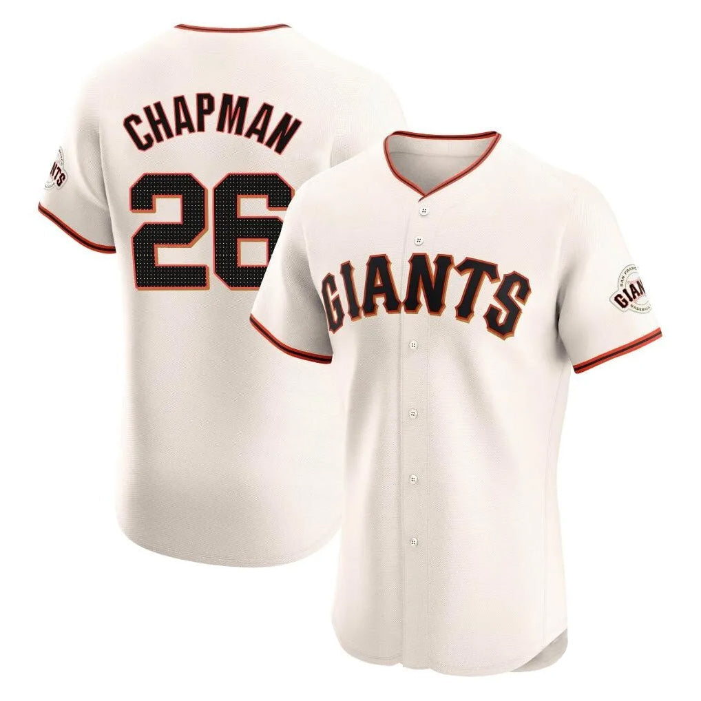 Ldoa SF.Giants #26 Matt Chapman Player Cream Home Limited Elite Stitched Jerseys