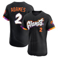 Ldoa SF.Giants #2 Willy Adames Player Black 2025 City Connect Home Limited Elite Stitched Jerseys