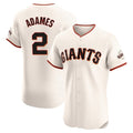 Ldoa SF.Giants #2 Willy Adames Player Cream Home Limited Elite Stitched Jerseys