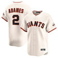 Ldoa SF.Giants #2 Willy Adames Player Cream Home Limited Stitched Jerseys