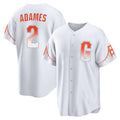 Ldoa SF.Giants #2 Willy Adames Player White City Connect Home Game Stitched Jerseys