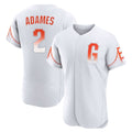 Ldoa SF.Giants #2 Willy Adames Player White City Connect Home Limited Elite Stitched Jerseys
