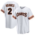 Ldoa SF.Giants #2 Willy Adames Player White Home Game Stitched Jerseys