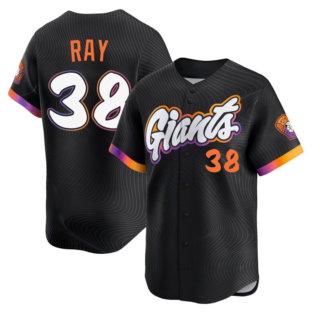 Ldoa SF.Giants #38 Robbie Ray Player Black 2025 City Connect Home Limited Stitched Jerseys