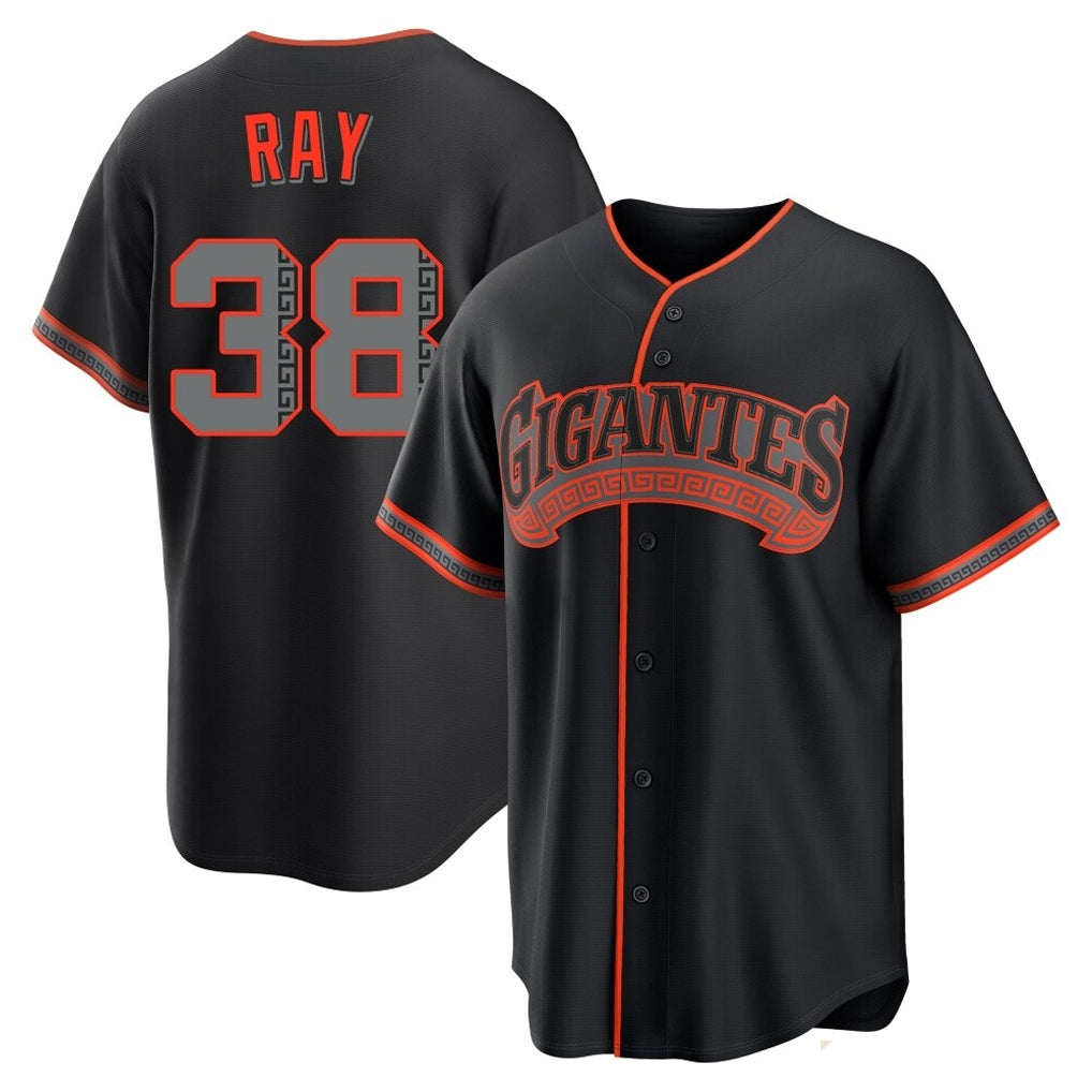 Ldoa SF.Giants #38 Robbie Ray Player Black Alternate Limited Stitched Jerseys