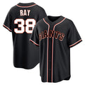 Ldoa SF.Giants #38 Robbie Ray Player Black Fashion Out Home Limited Stitched Jerseys