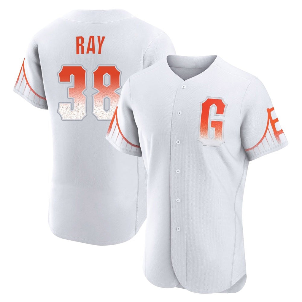 Ldoa SF.Giants #38 Robbie Ray Player White City Connect Home Limited Elite Stitched Jerseys
