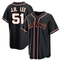 Ldoa SF.Giants #51 Jung Hoo Lee Player Black Fashion Out Home Limited Stitched Jerseys