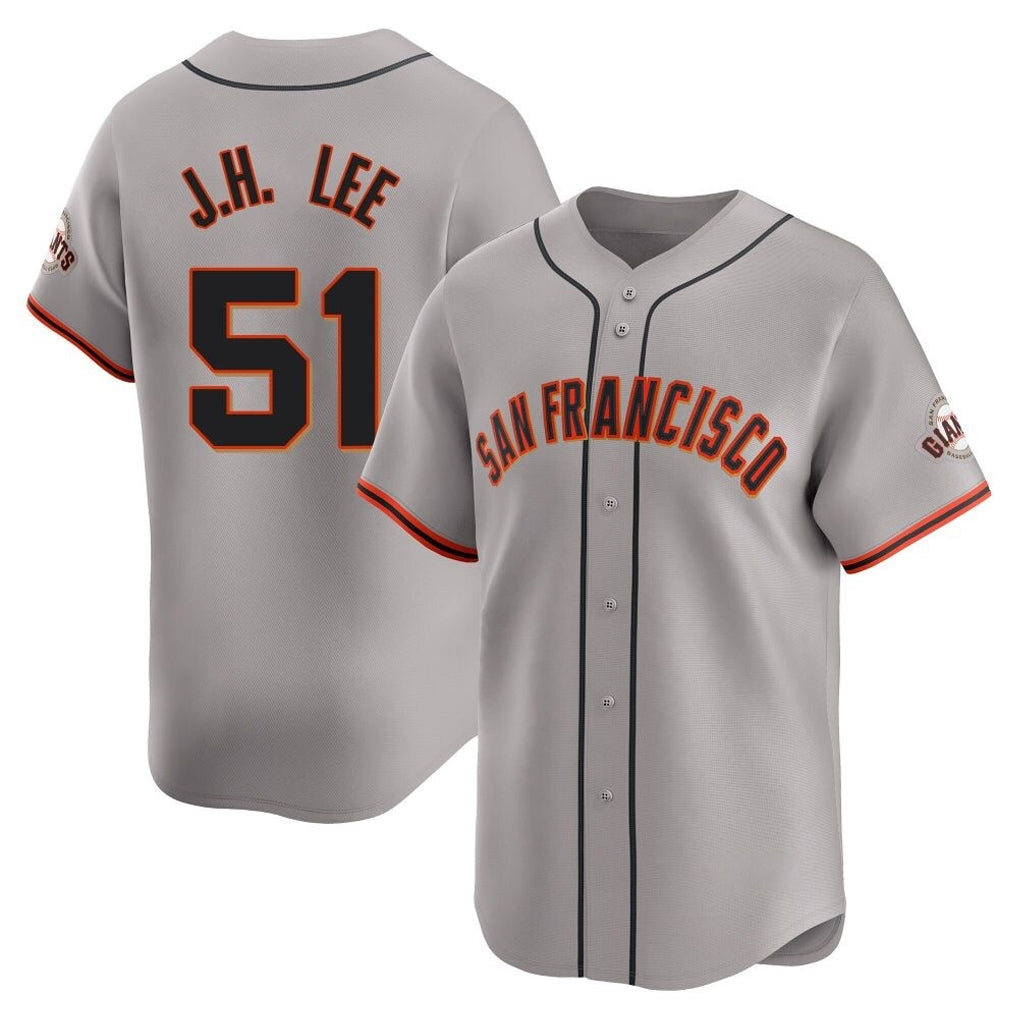 Ldoa SF.Giants #51 Jung Hoo Lee Player Gray Home Limited Stitched Jerseys