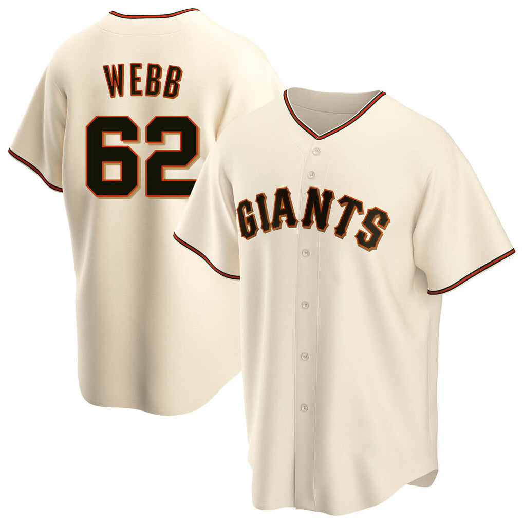 Ldoa SF.Giants #62 Logan Webb Player Cream Home Game Stitched Jerseys