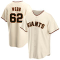 Ldoa SF.Giants #62 Logan Webb Player Cream Home Game Stitched Jerseys