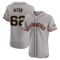 Ldoa SF.Giants #62 Logan Webb Player Gray Home Limited Elite Stitched Jerseys
