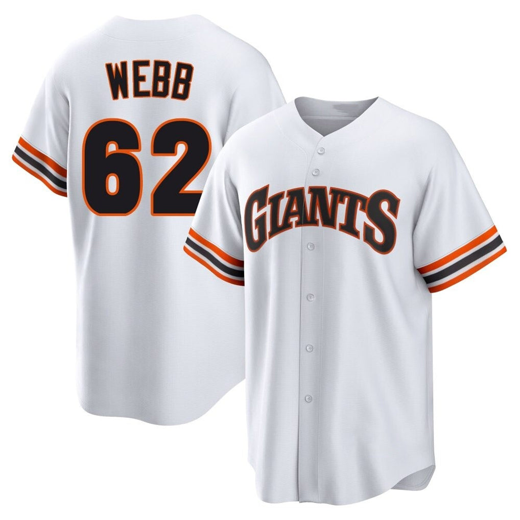 Ldoa SF.Giants #62 Logan Webb Player White Home Game Stitched Jerseys