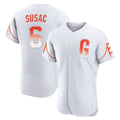 Ldoa SF.Giants #6 Daniel Susac Player White City Connect Home Limited Elite Stitched Jerseys