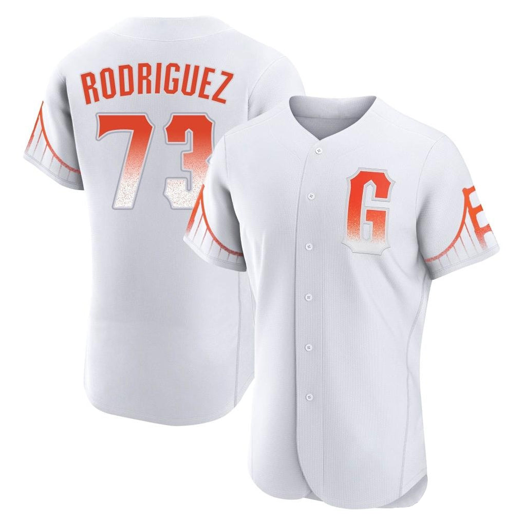 Ldoa SF.Giants #73 Randy Rodriguez Player White City Connect Home Limited Elite Stitched Jerseys