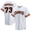 Ldoa SF.Giants #73 Randy Rodriguez Player White Home Game Stitched Jerseys