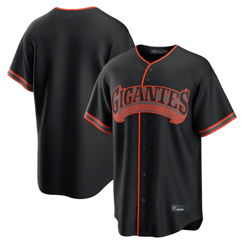 Ldoa SF.Giants Blank Player Black Alternate Limited Stitched Jerseys