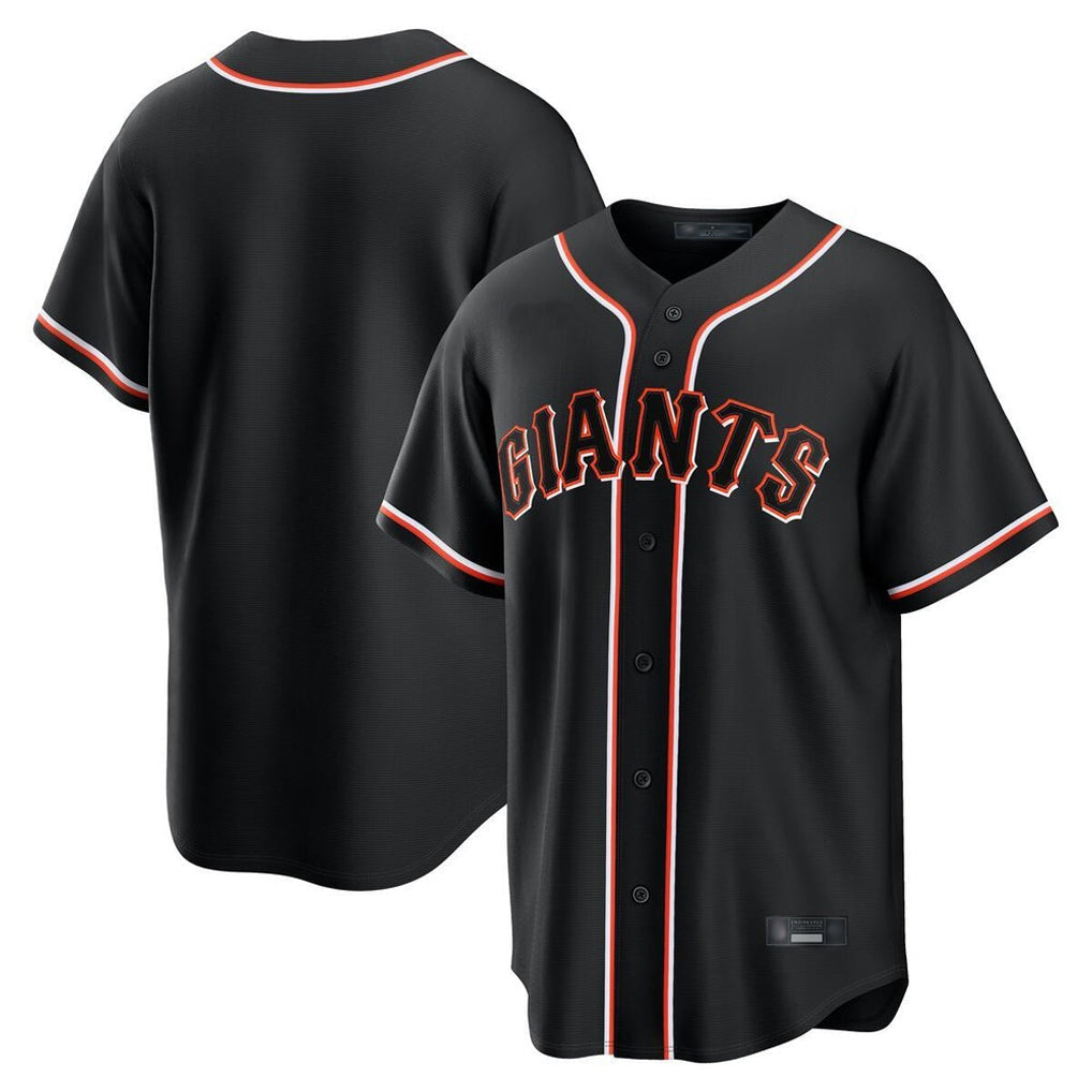 Ldoa SF.Giants Blank Player Black Fashion Home Game Stitched Jerseys