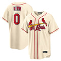 Ldoa St. Louis Cardinals #0 Masyn Winn Player Cream Home Game Stitched Jerseys