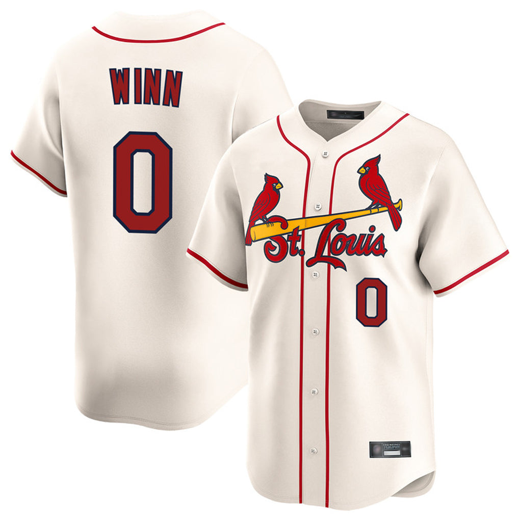 Ldoa St. Louis Cardinals #0 Masyn Winn Player Cream Home Limited Stitched Jerseys