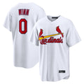 Ldoa St. Louis Cardinals #0 Masyn Winn Player White Home Game Stitched Jerseys