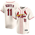 Ldoa St. Louis Cardinals #11 Victor Scott II Player Cream Home Limited Stitched Jerseys