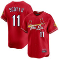 Ldoa St. Louis Cardinals #11 Victor Scott II Player Red City Connect Limited Stitched Jerseys