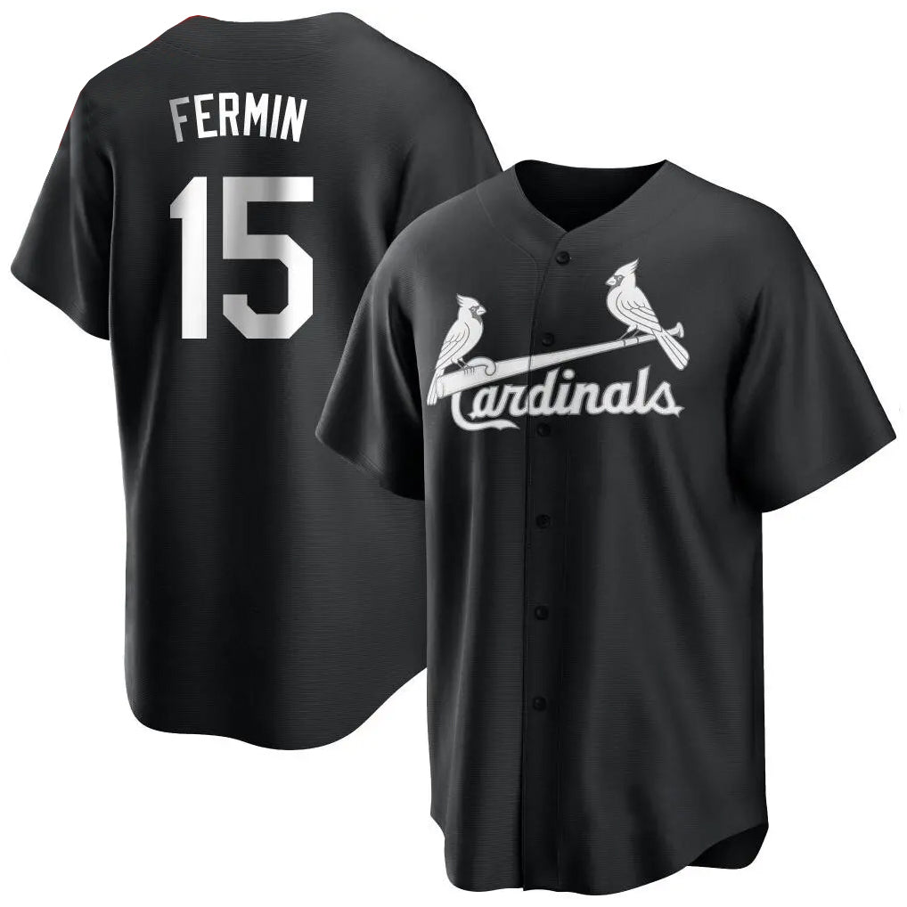 Ldoa St. Louis Cardinals #15 Jose Fermin Player Black City Connect Home Limited Stitched Jerseys