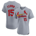 Ldoa St. Louis Cardinals #15 Jose Fermin Player Gray Home Limited Elite Stitched Jerseys