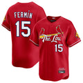 Ldoa St. Louis Cardinals #15 Jose Fermin Player Red City Connect Limited Stitched Jerseys