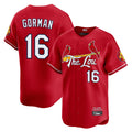 Ldoa St. Louis Cardinals #16 Nolan Gorman Player Red City Connect Limited Stitched Jerseys