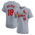 Ldoa St. Louis Cardinals #18 Jordan Walker Player Gray Home Limited Elite Stitched Jerseys