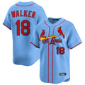 Ldoa St. Louis Cardinals #18 Jordan Walker Player Light Blue Home Limited Stitched Jerseys