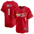 Ldoa St. Louis Cardinals #1 Ozzie Smith Player Red City Connect Limited Stitched Jerseys