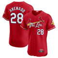 Ldoa St. Louis Cardinals #28 Nolan Arenado Player Red City Connect Limited Elite Stitched Jerseys
