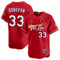Ldoa St. Louis Cardinals #33 Brendan Donovan Player Red City Connect Limited Stitched Jerseys