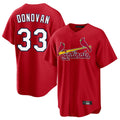 Ldoa St. Louis Cardinals #33 Brendan Donovan Player Red Home Game Stitched Jerseys