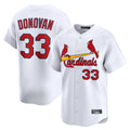 Ldoa St. Louis Cardinals #33 Brendan Donovan Player White Home Limited Stitched Jerseys