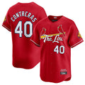 Ldoa St. Louis Cardinals #40 Willson Contreras Player Red City Connect Limited Stitched Jerseys