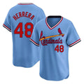 Ldoa St. Louis Cardinals #48 Ivan Herrera Player Light Blue City Connect Home T-shirt Stitched Jerseys