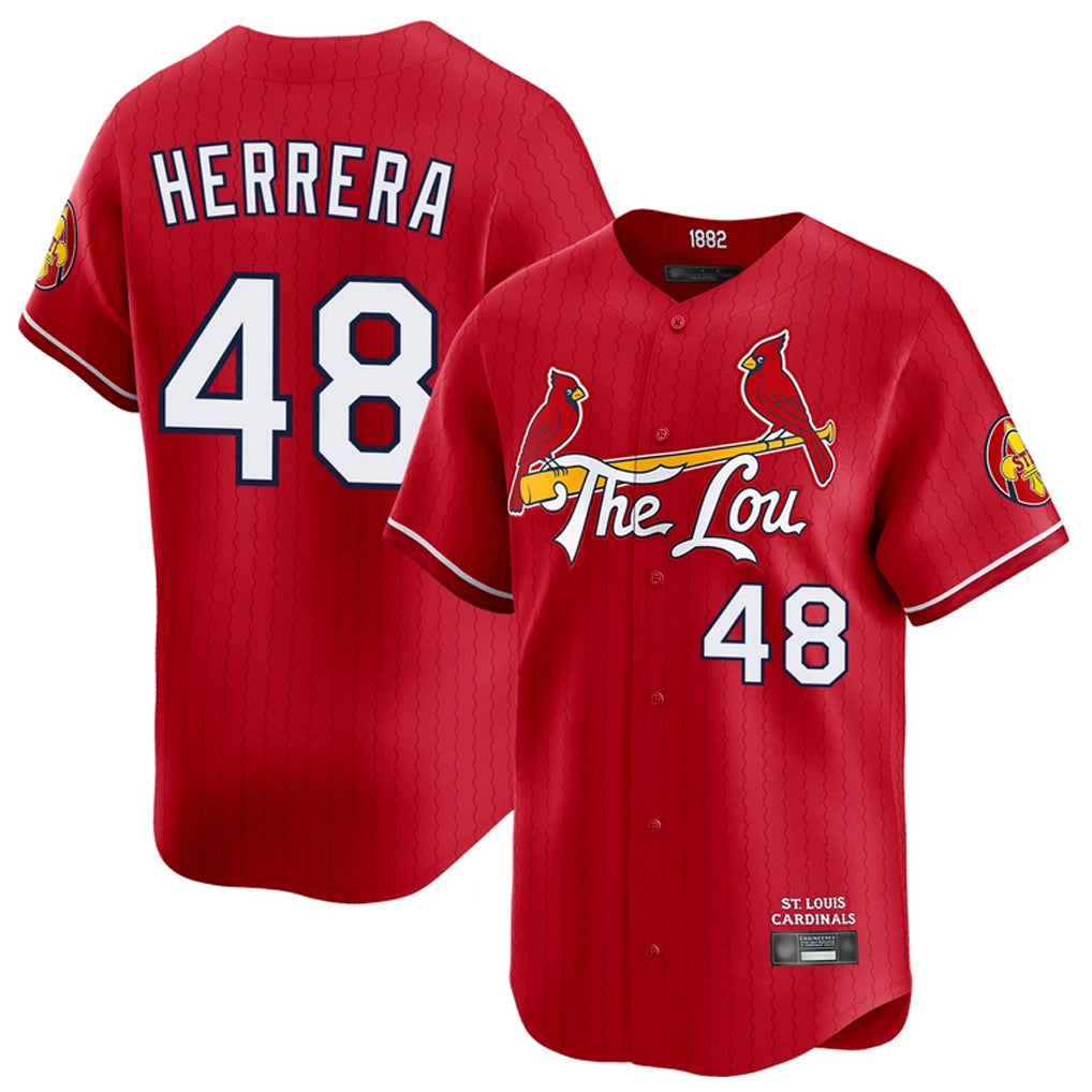 Ldoa St. Louis Cardinals #48 Ivan Herrera Player Red City Connect Limited Stitched Jerseys