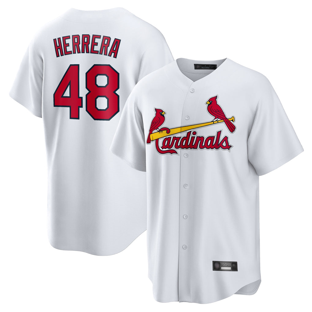 Ldoa St. Louis Cardinals #48 Ivan Herrera Player White Home Game Stitched Jerseys