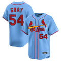 Ldoa St. Louis Cardinals #54 Sonny Gray Player Light Blue Home Limited Stitched Jerseys