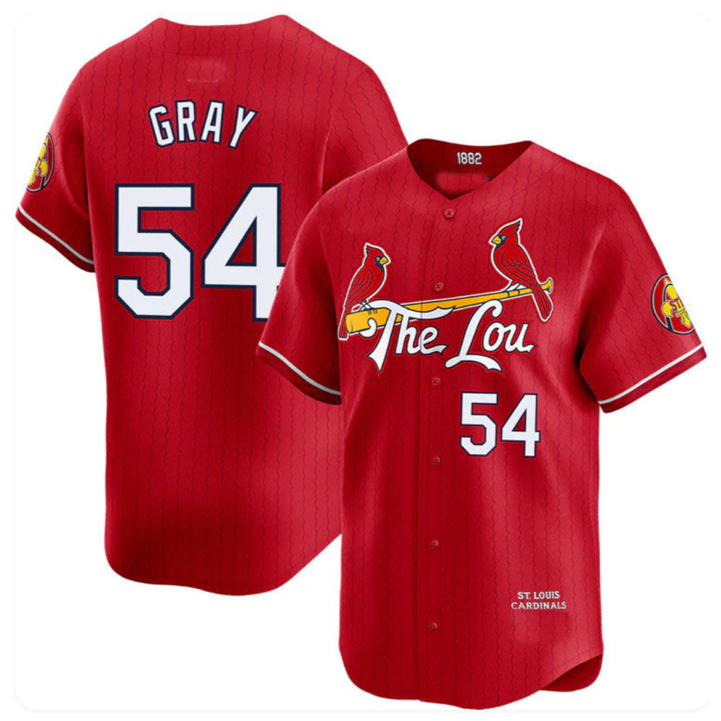 Ldoa St. Louis Cardinals #54 Sonny Gray Player Red City Connect Limited Stitched Jerseys