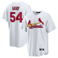 Ldoa St. Louis Cardinals #54 Sonny Gray Player White Home Game Stitched Jerseys