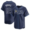 Ldoa TB.Rays #12 Wade Boggs Player Navy Home Limited Stitched Jerseys