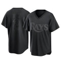 Ldoa TB.Rays #2 Yandy Diaz Player Black Home Game Stitched Jerseys